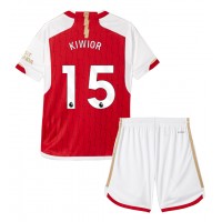 Arsenal Jakub Kiwior #15 Replica Home Minikit 2023-24 Short Sleeve (+ pants)